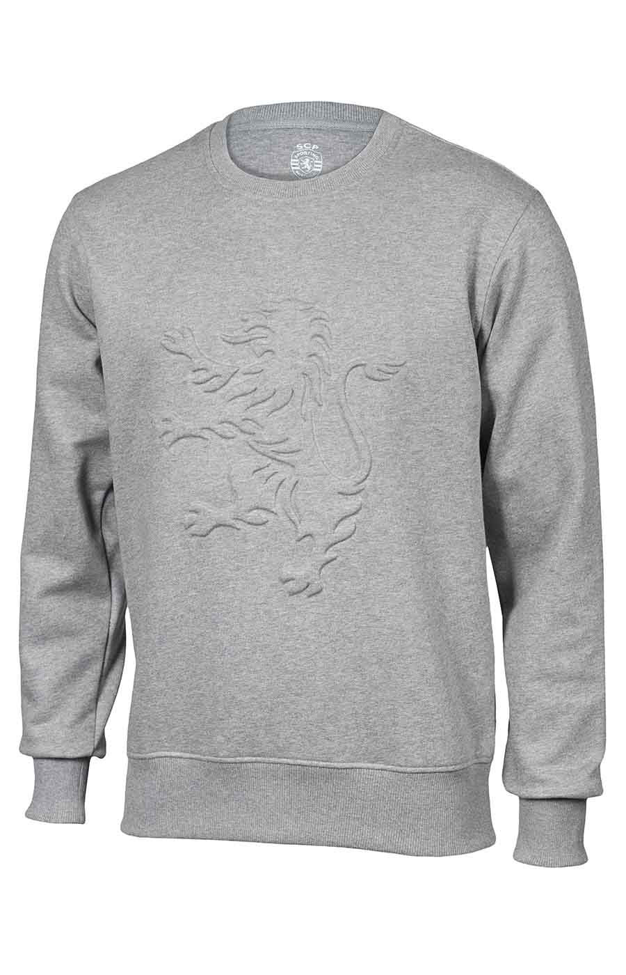 Sweat Embossing Leão Cinza