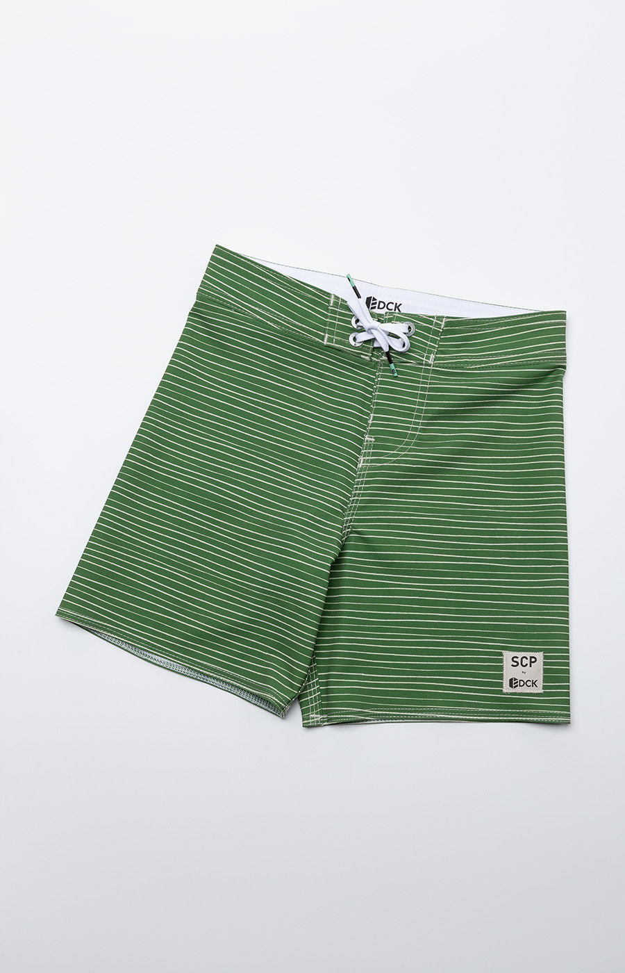 Bañador verde con rayas blancas DCK - Niño