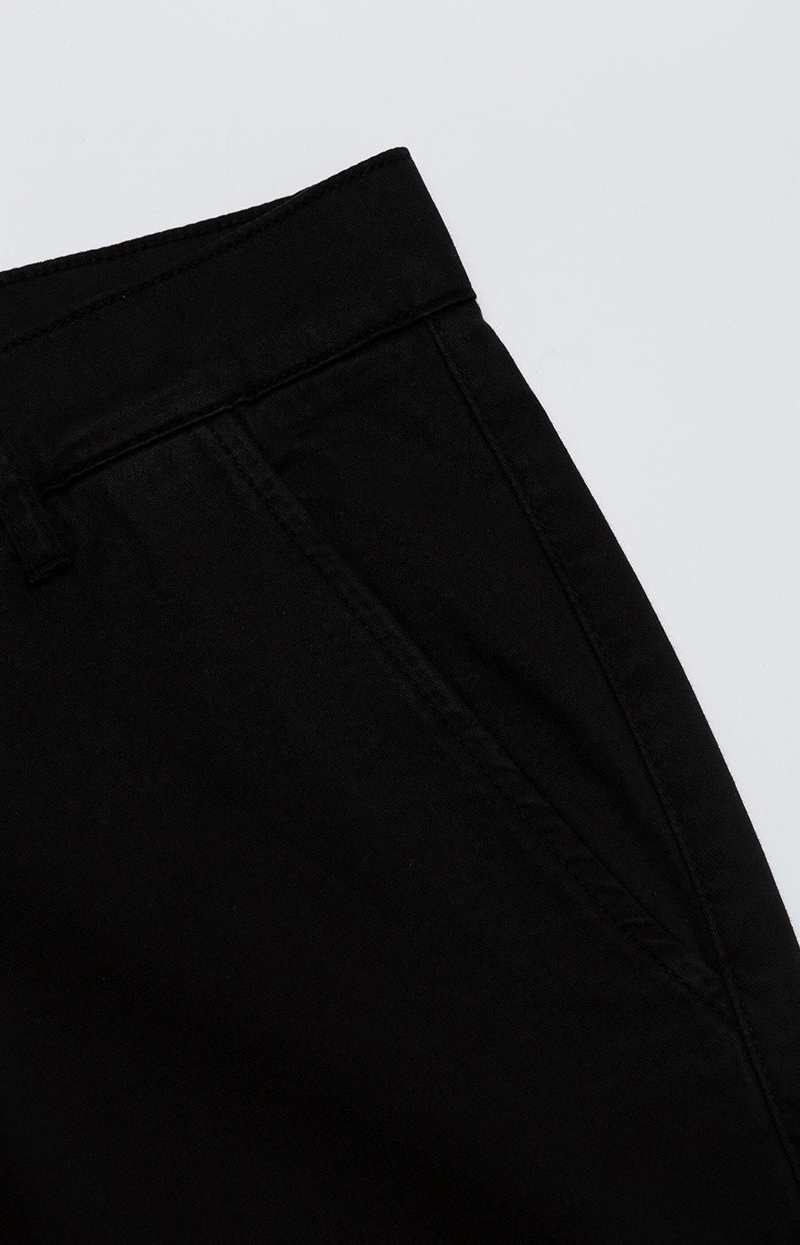 PANTALON EN SERGÉ NOIR H-XS 2223-MP11289PT