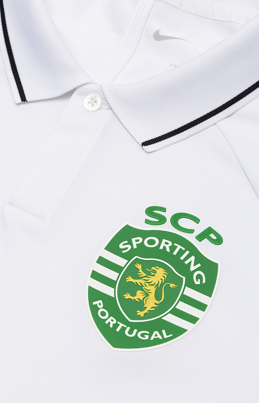 Polo de Treino Branco Logo SCP