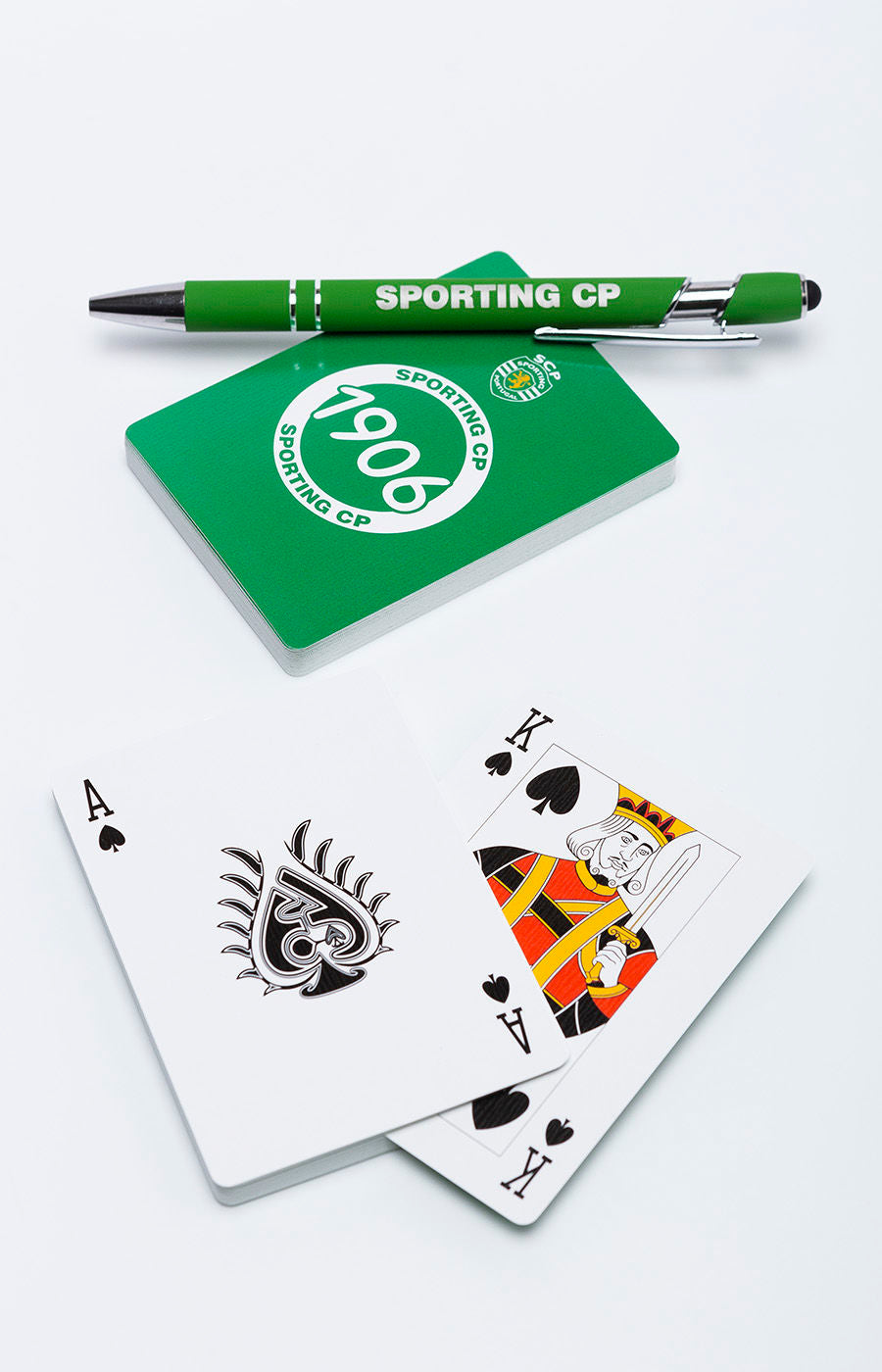 Baraja de cartas + bolígrafo SCP