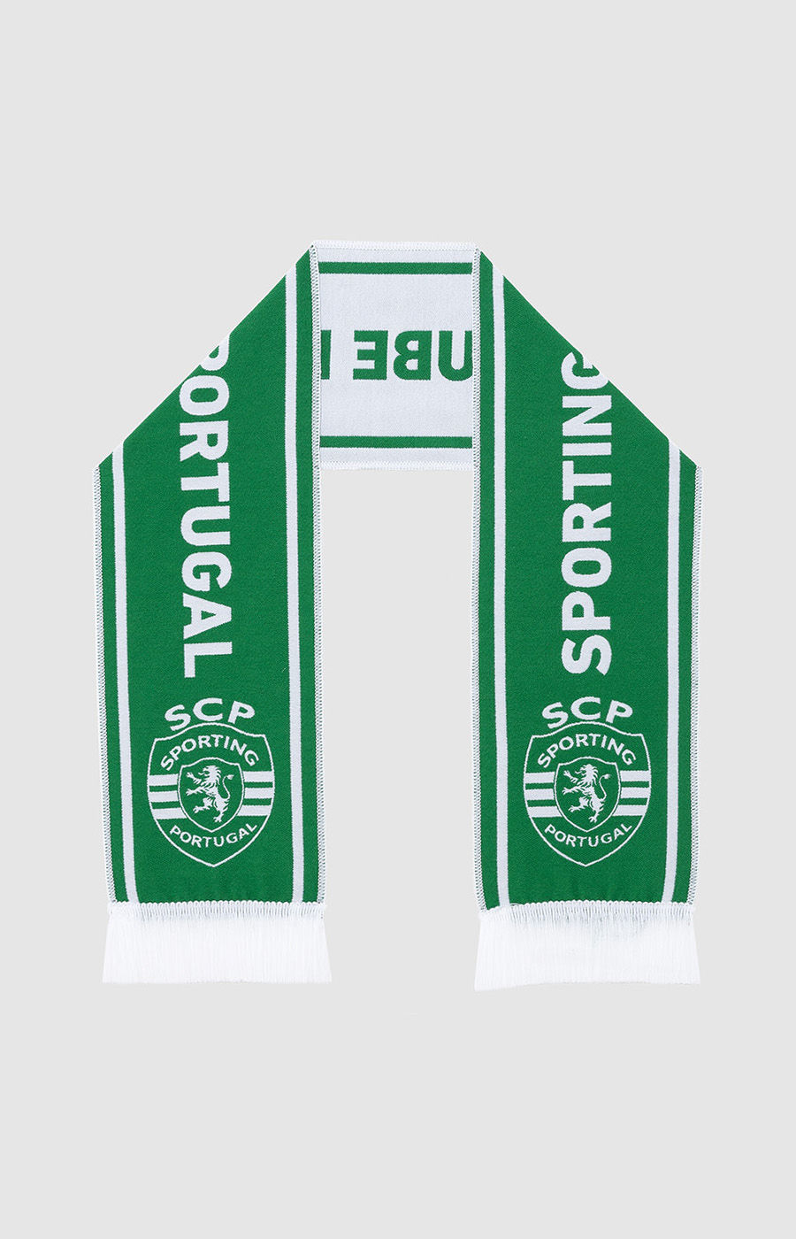 GREEN SCARF WITH SPORTING CLUBE DE PORTUGAL LOGO AD 2223-MP12856PT
