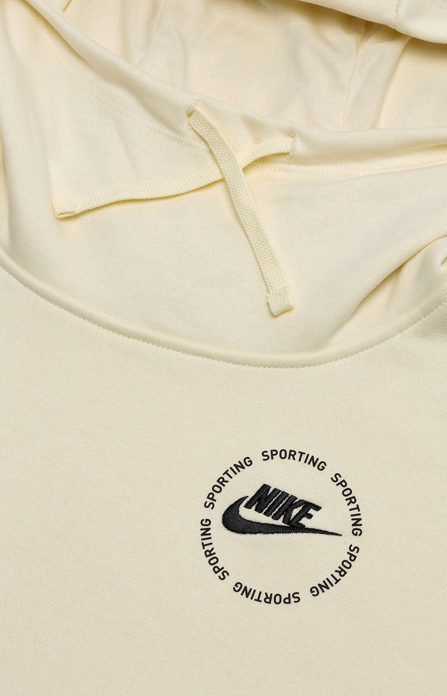 SWEAT À CAPUCHE CRÈME POUR FEMME TAILLE XS (DQ5415-113)