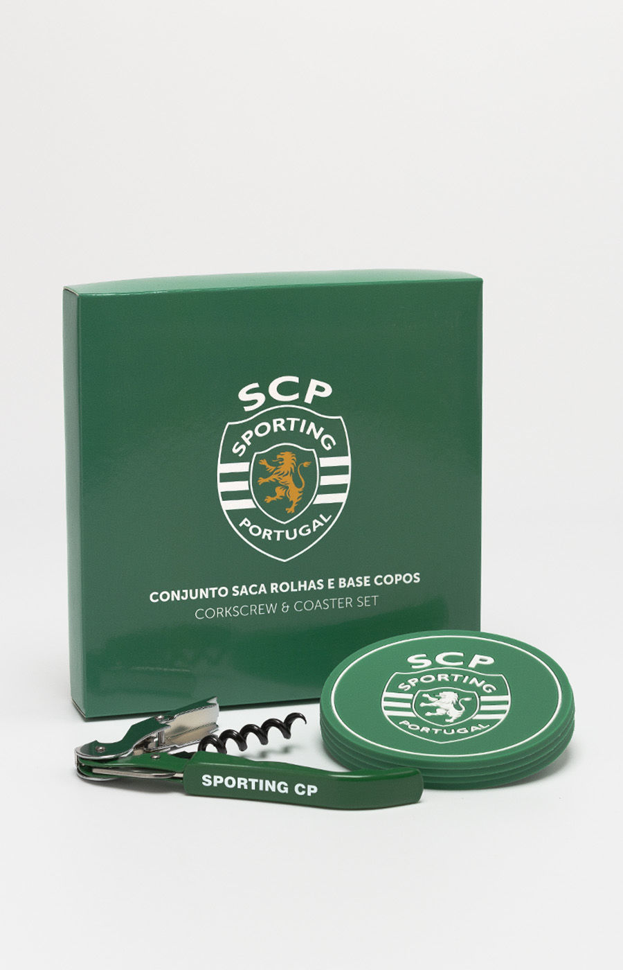 CONJUNTO ABRE-GARRAFAS + 4 BASES DE COPOS SCP 2223-L13084PT