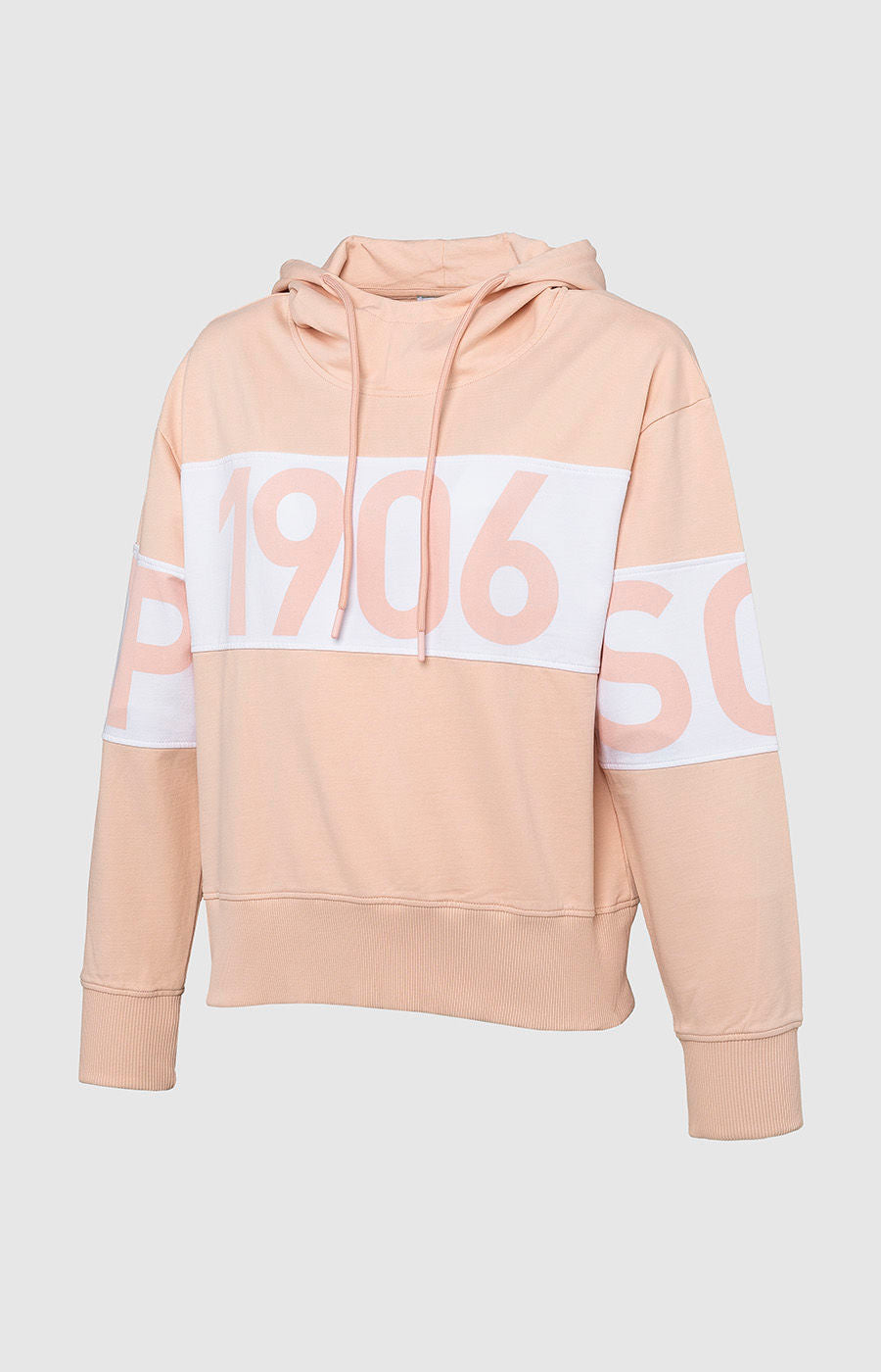 HOODIE ROSA LISTA 1906 M-XS 2223-MP11289PT