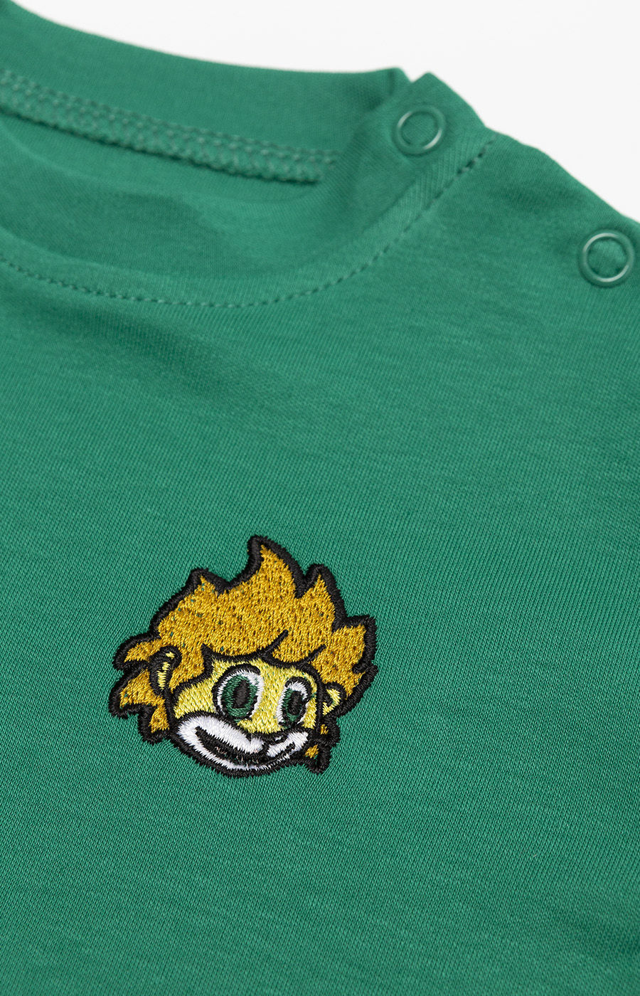 CAMISETA CON PARCHES JUBAS VERDE 2223B-MP16657PT 0-3 meses