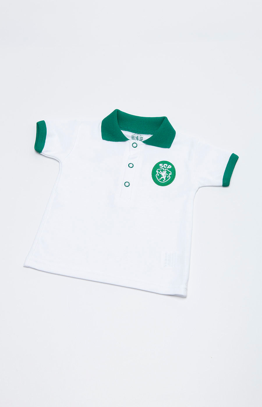 POLO MG CURTA BRANCO LOGO RETRO 2223B-MP16657PT 0/3M