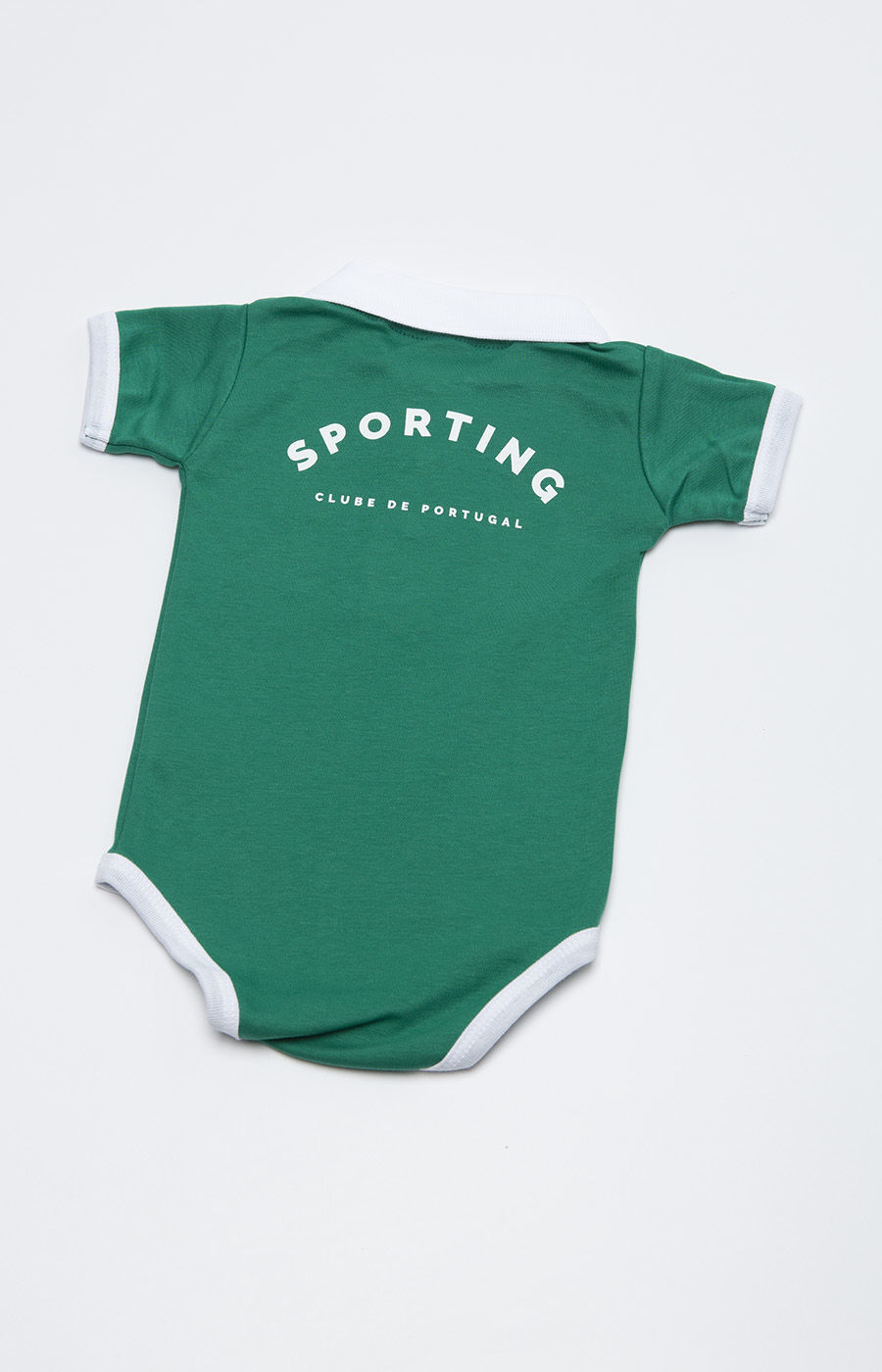 GREEN SHORT-SLEEVED BODYSUIT WITH RETRO LOGO 2223B-MP16657PT 0–3M