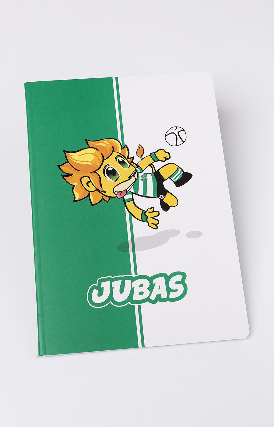 Caderno A4 Jubas Verde e Branco