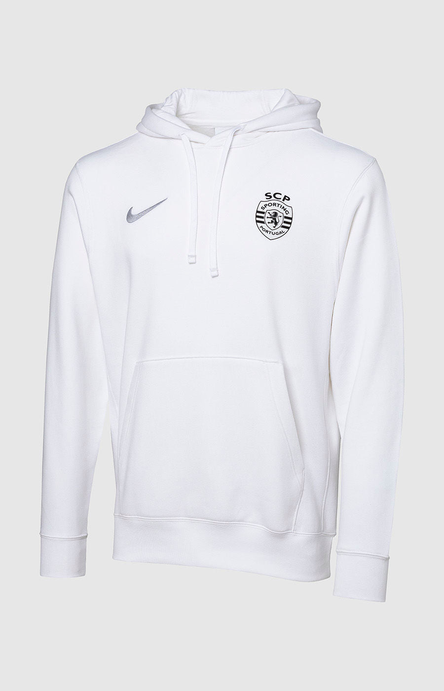 Sweat à capuche en coton blanc, taille S (CW6896-101)