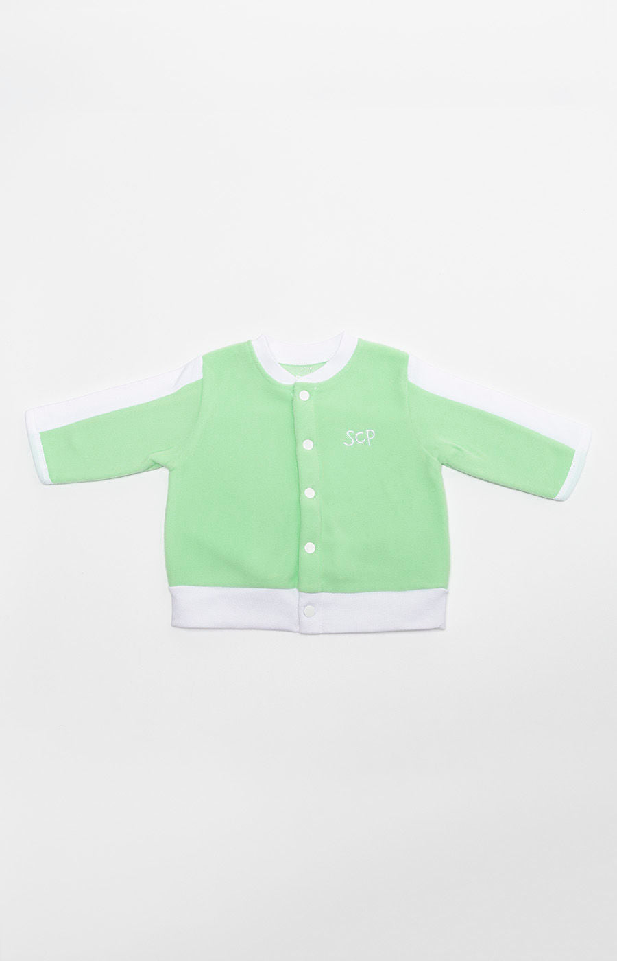 DNA LIME GREEN FLEECE JACKET SCP 2324B-MP16657PT 0–3M