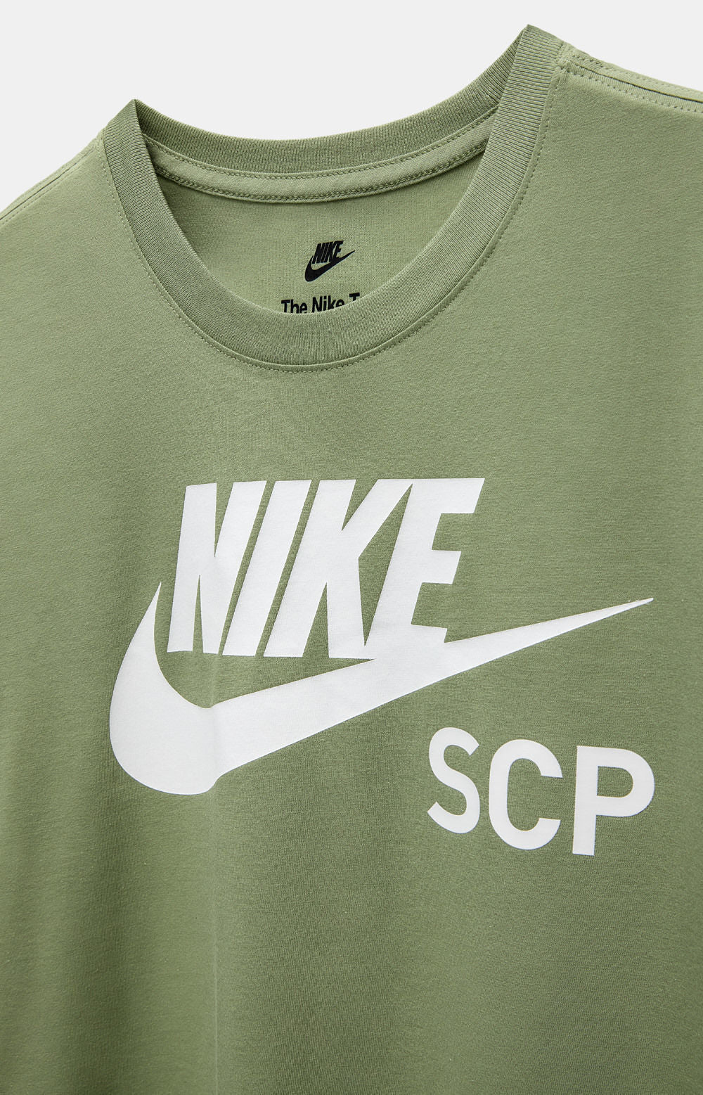 T-shirt Olive Green Swoosh