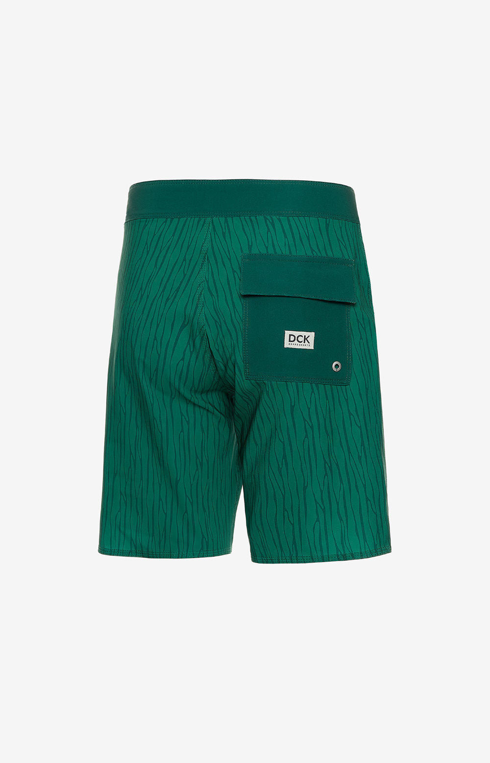 DCK GREEN PATTERNED SWIM SHORTS SIZE 28-H 2324-MP17898PT