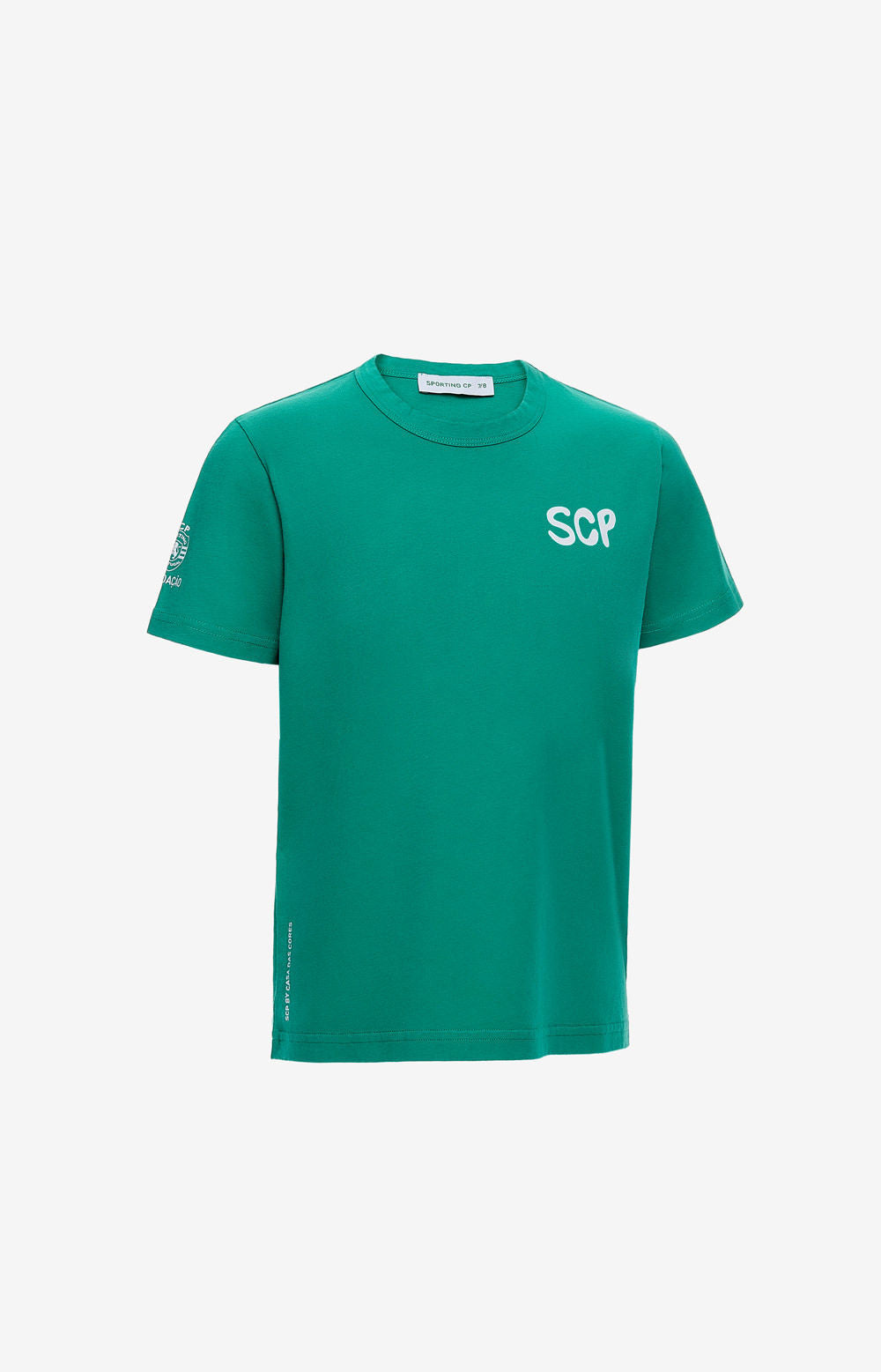 T-SHIRT SCP BY CASA DAS CORES VERDE 3/4-C MNO 2324-MP11289PT