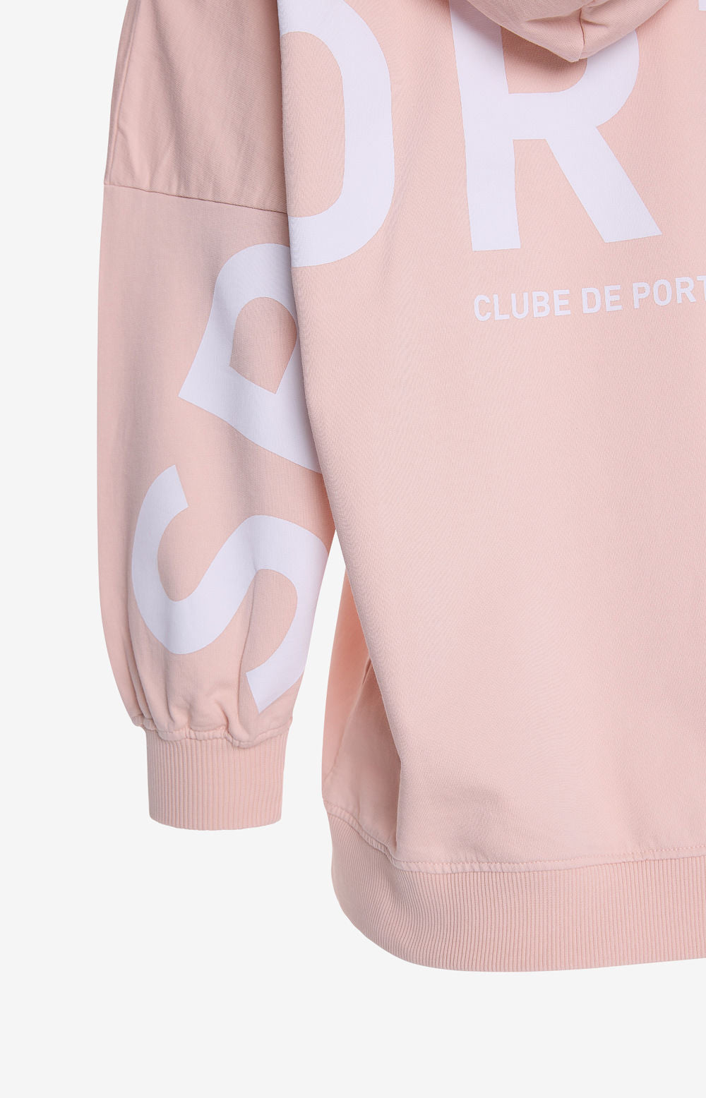 RECALL PINK 3/4-SLEEVE HOODIE WOMEN'S 2324-MP11289PT
