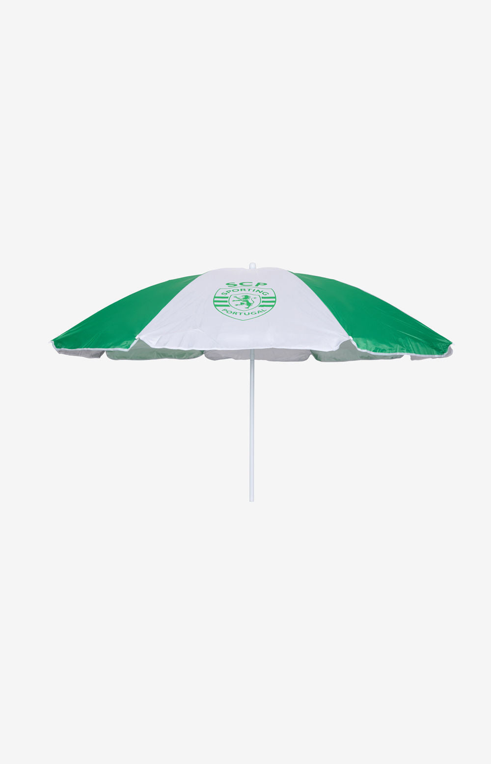 CHAPÉU DE SOL PRAIA VERDE E BRANCO UV 50+ LOGO SPORTING 19211ES