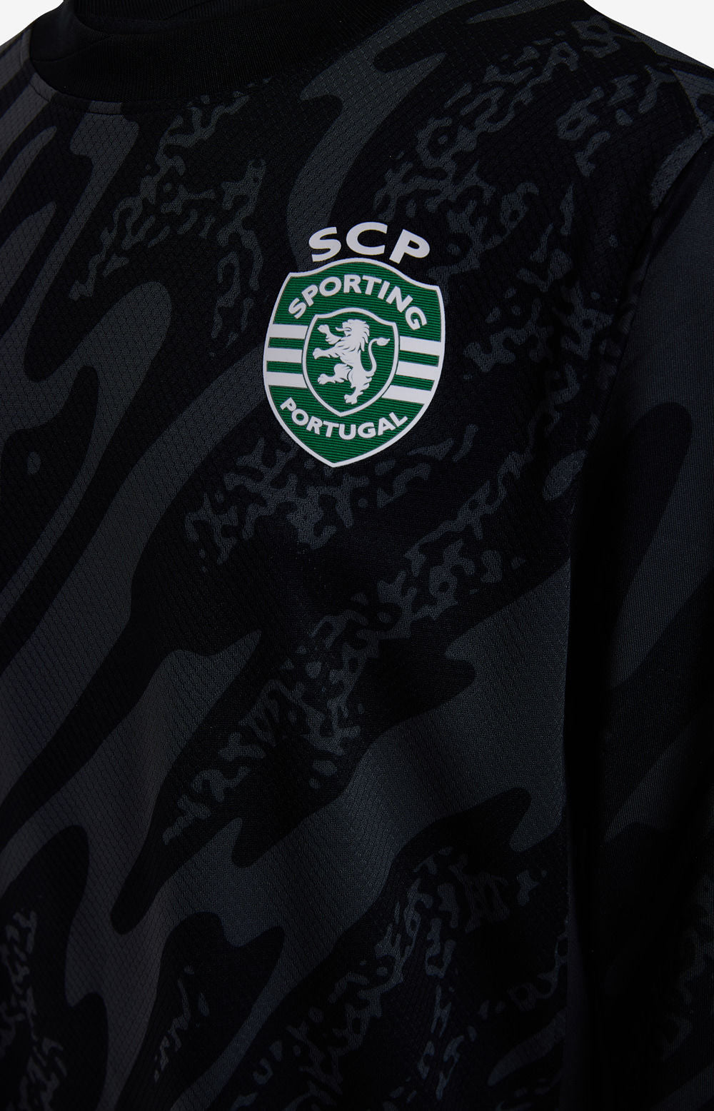 CAMISOLA GR PRETO MANGA COMP CR 24/25 TºJS (FD7480-060)