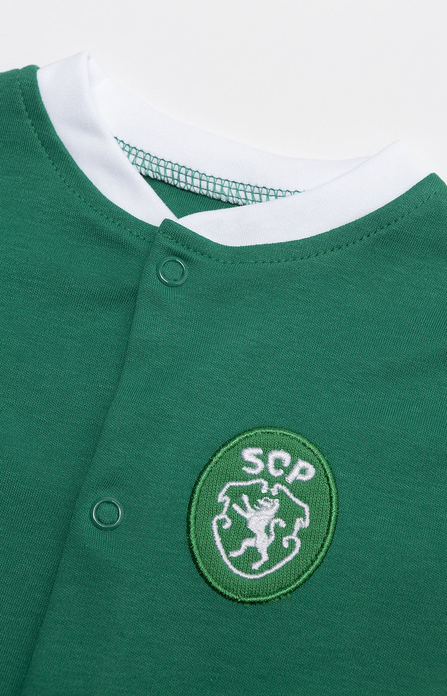 LONG-SLEEVED GREEN BABYGROW WITH RETRO LOGO 2324B-MP16657PT 0–3M