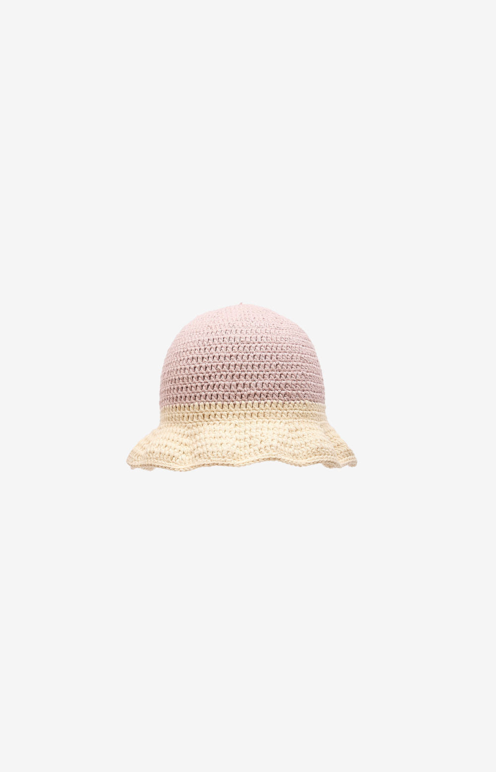 PANAMÁ DE GANCHILLO LILÁS Y BLANCO UN 2324-MP19685PT