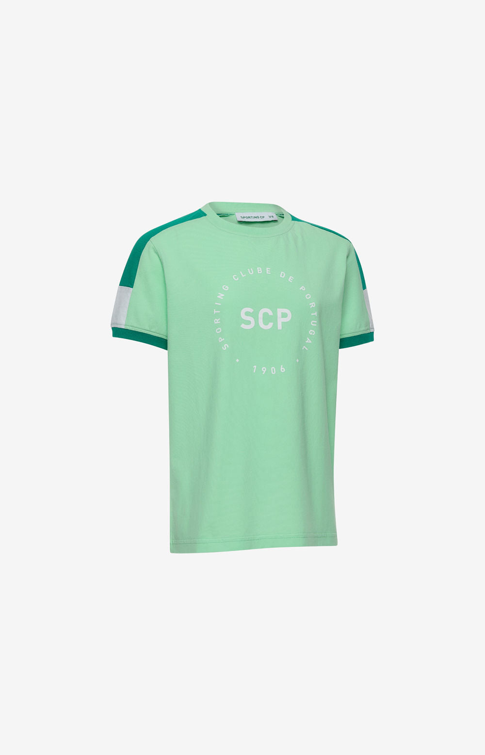 T-SHIRT COLORBLOCK GREEN 2.0  3/4-C MNO 2324-MP11289PT