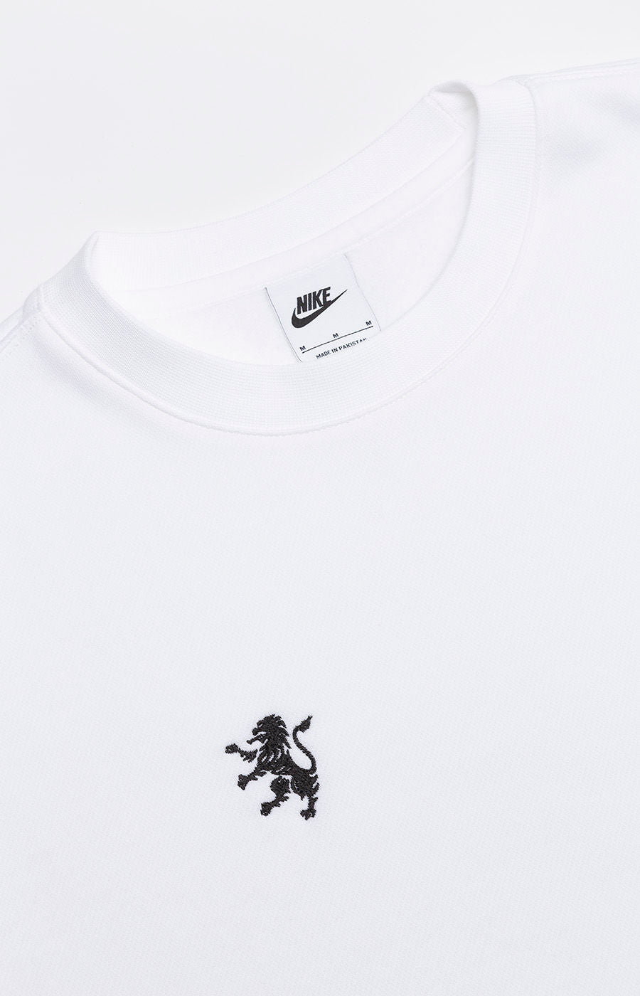Sudadera de algodón blanca con el logotipo de Nike (BV2662-100)