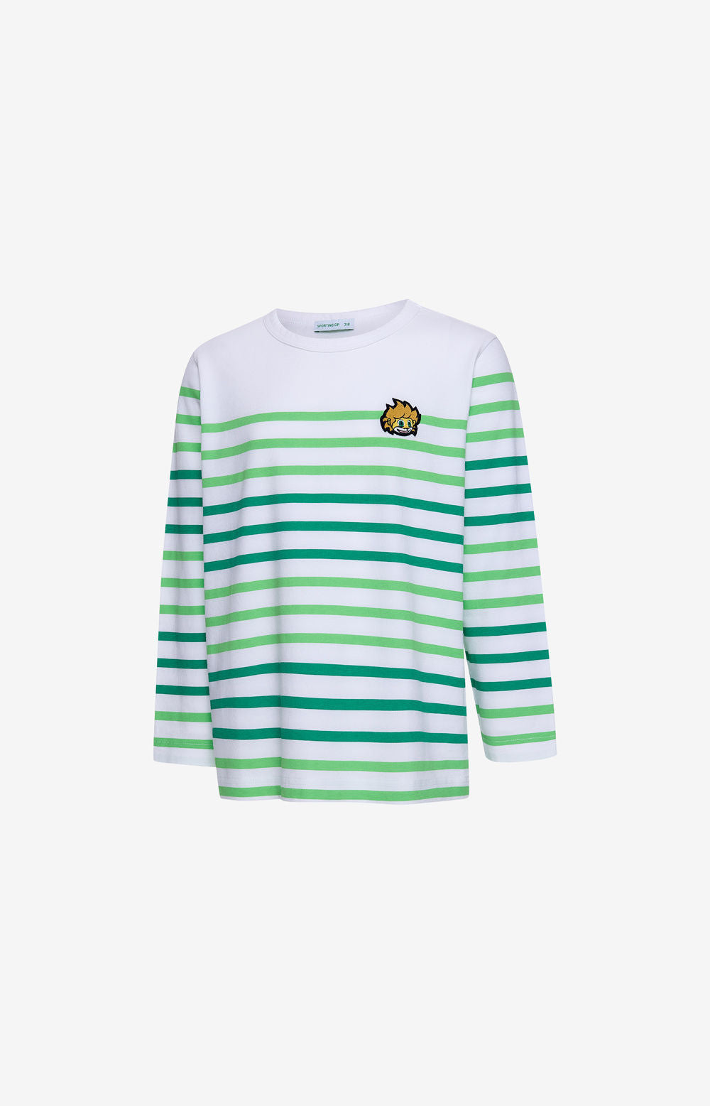 T-shirt à rayures avec empiècements et manches 3/4 - MNO 2324-MP11289PT