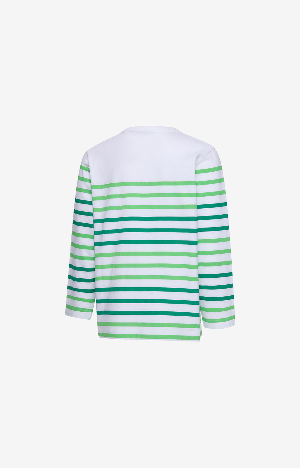 T-shirt à rayures avec empiècements et manches 3/4 - MNO 2324-MP11289PT