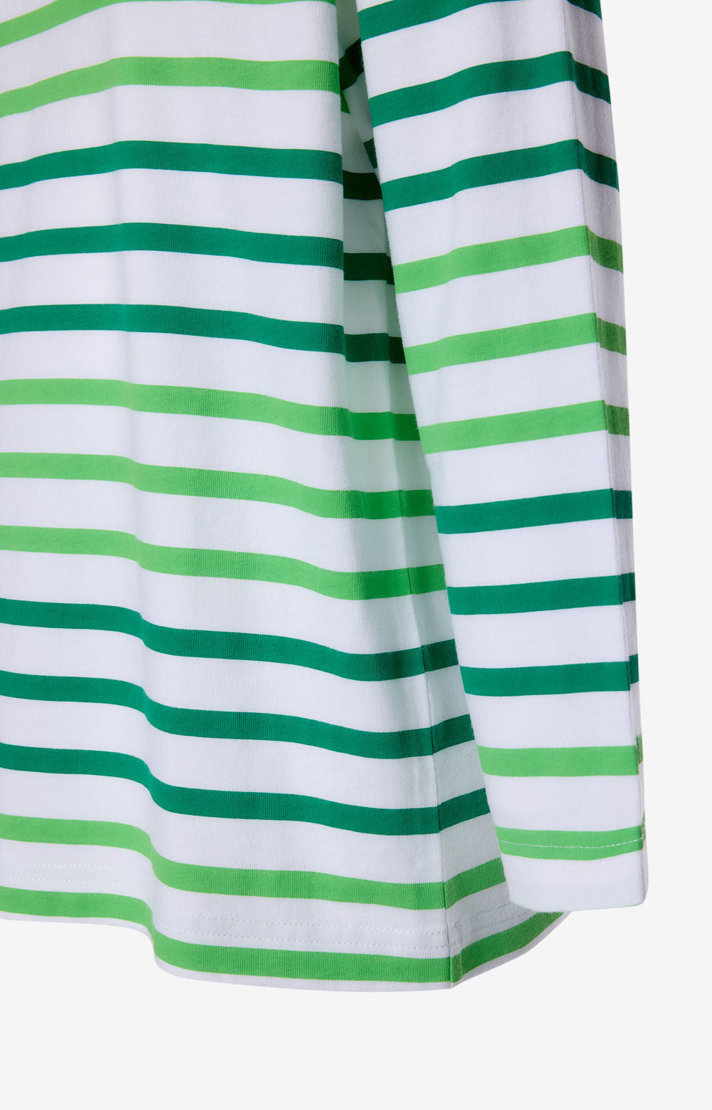 T-shirt à rayures avec empiècements et manches 3/4 - MNO 2324-MP11289PT