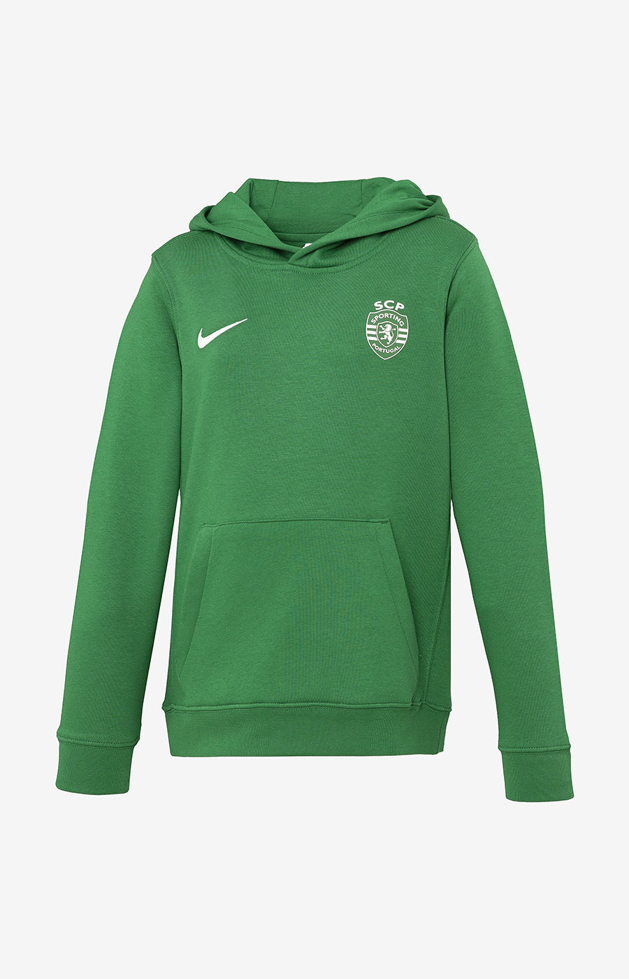 GREEN COTTON HOODIE, ONE SIZE (CW6896-302)