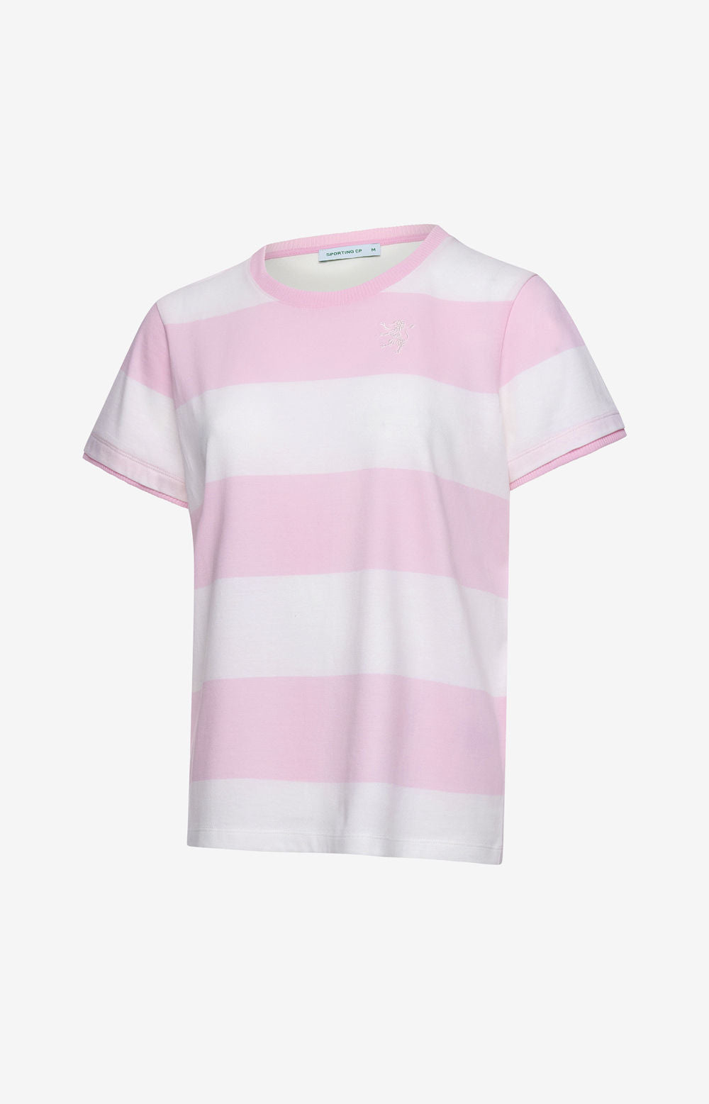 Camiseta DNA Stripes rosa, manga 3/4, mujer, 2425-MP11289PT