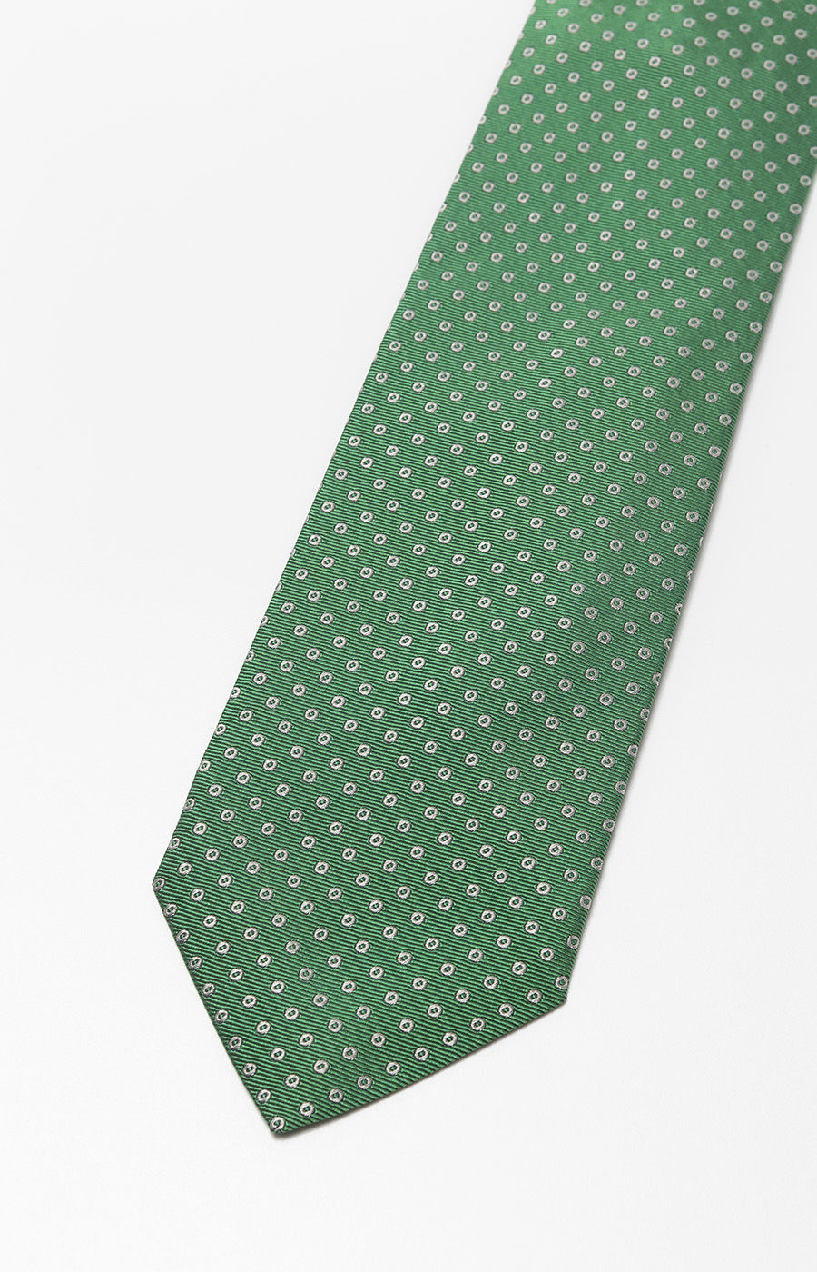 Corbata WicketJones de seda verde oscuro UN 2425-MP19916PT