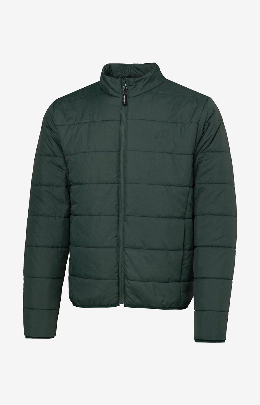 ABRIGO DE INVIERNO VERDE OSCURO CON EMBLEMA S-H 2425-MP18379EC