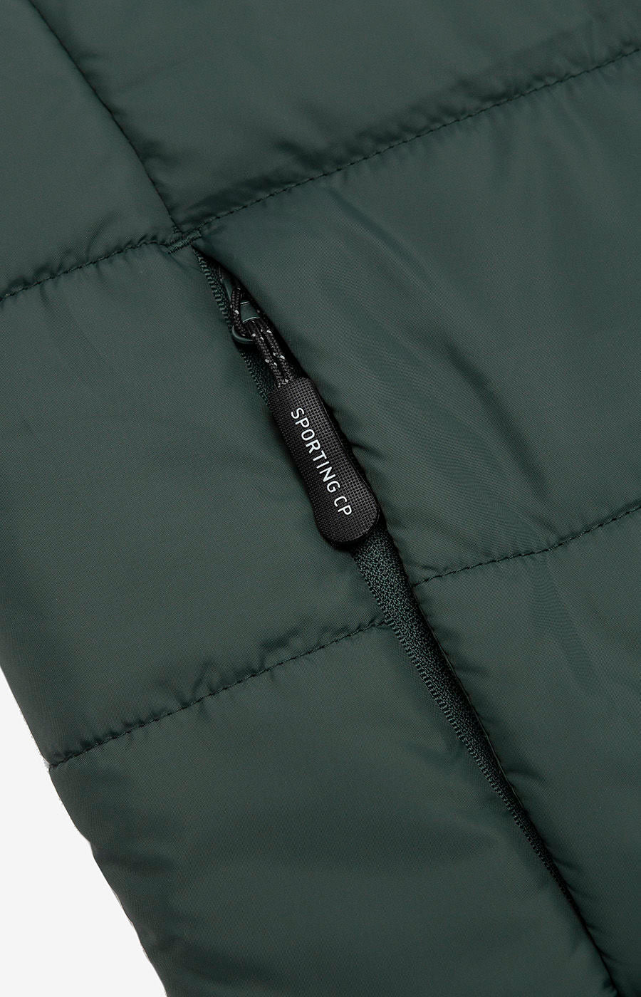 ABRIGO DE INVIERNO VERDE OSCURO CON EMBLEMA S-H 2425-MP18379EC