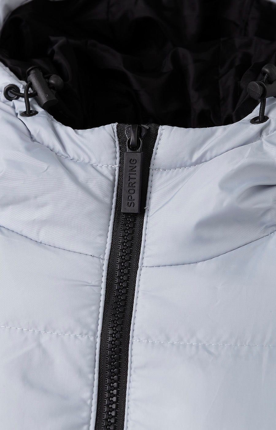 CASACO INVERNO SPORTING CINZENTO CLARO S-H 2425-MP16903EC