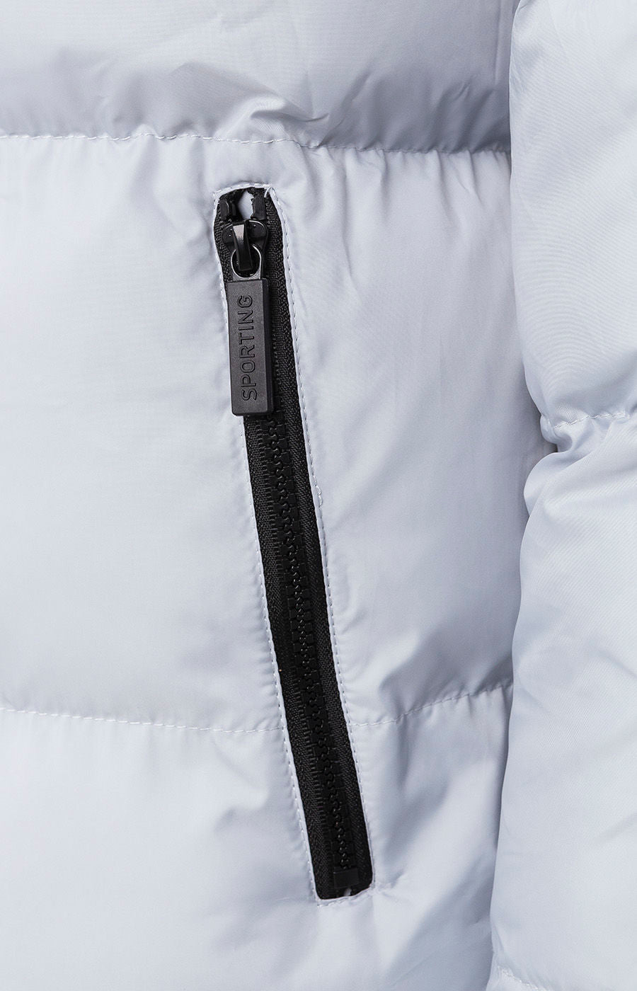 CASACO INVERNO SPORTING CINZENTO CLARO S-H 2425-MP16903EC