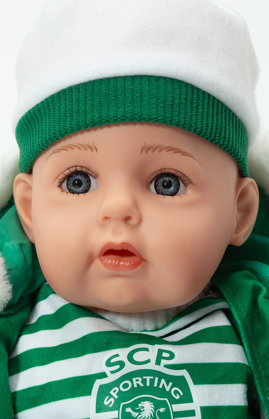 BONECO BEBÉ ALEX CON GORRO SCP 50 CM / CON SONIDO 2425-2244PT