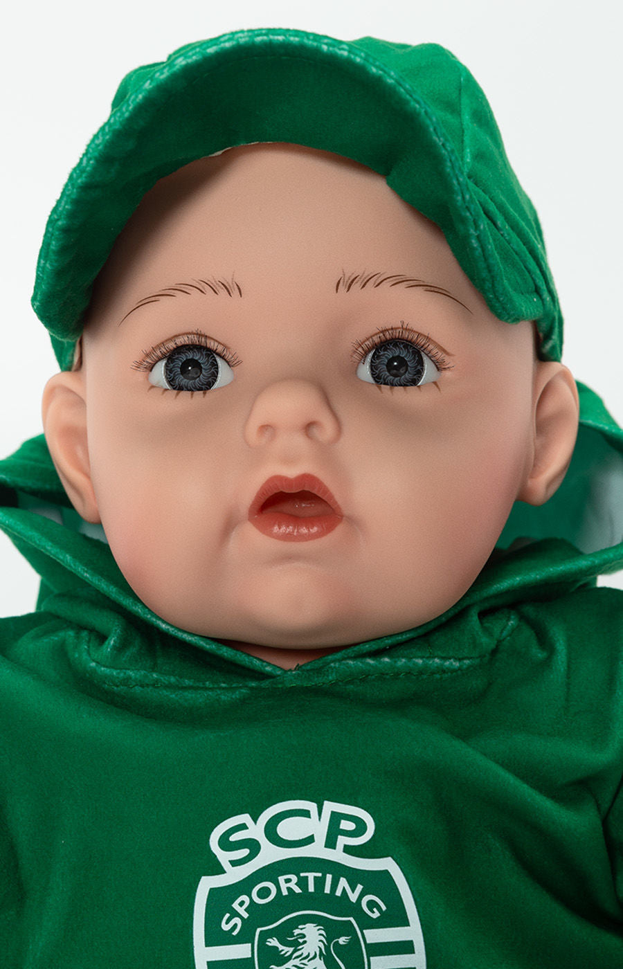 BONECO BEBÉ DANI CON GORRO SCP 50 CM / CON SONIDO 2425-2244PT