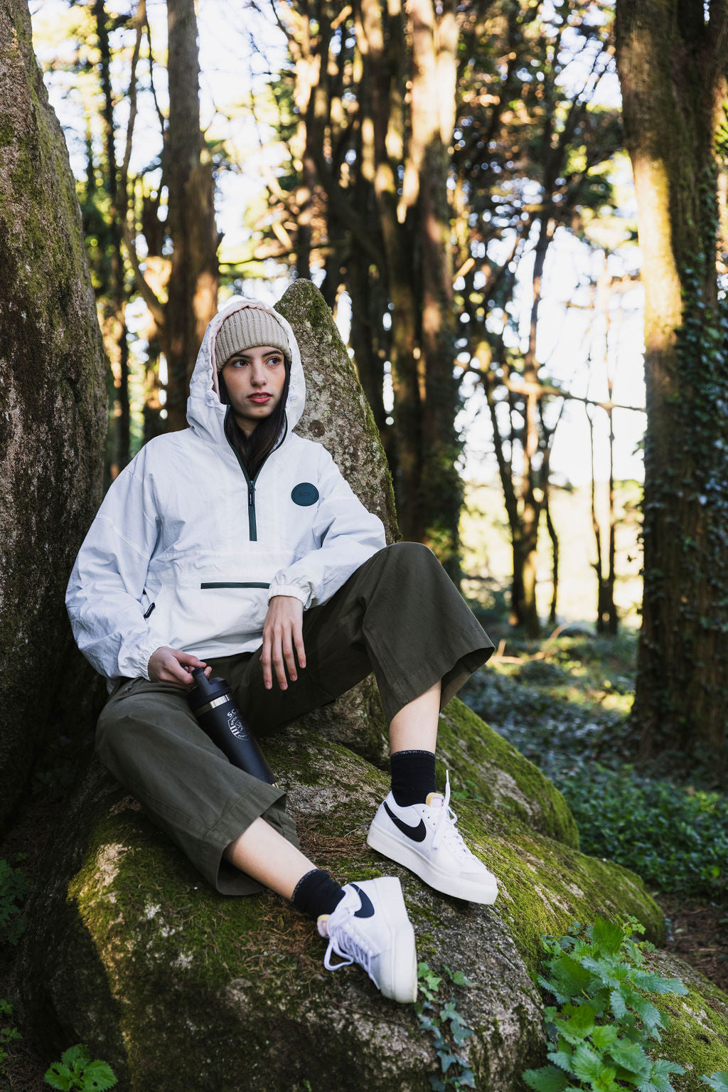 ABRIGO DE INVIERNO ANORAK BLANCO Tallas S-H 2425-MP18379EC