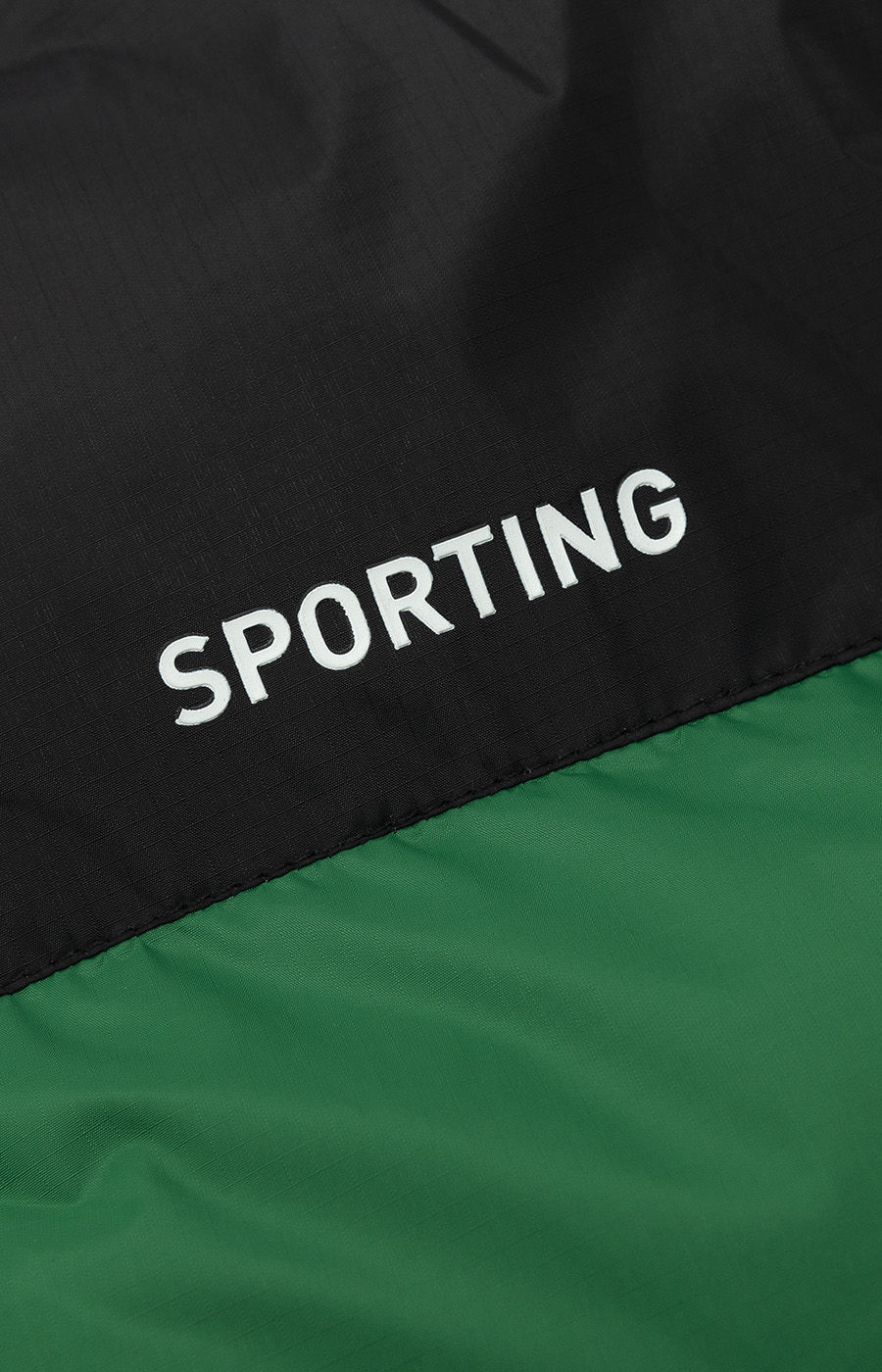 CASACO INVERNO SPORTING PRETO E VERDE S-H 2425-MP16903EC