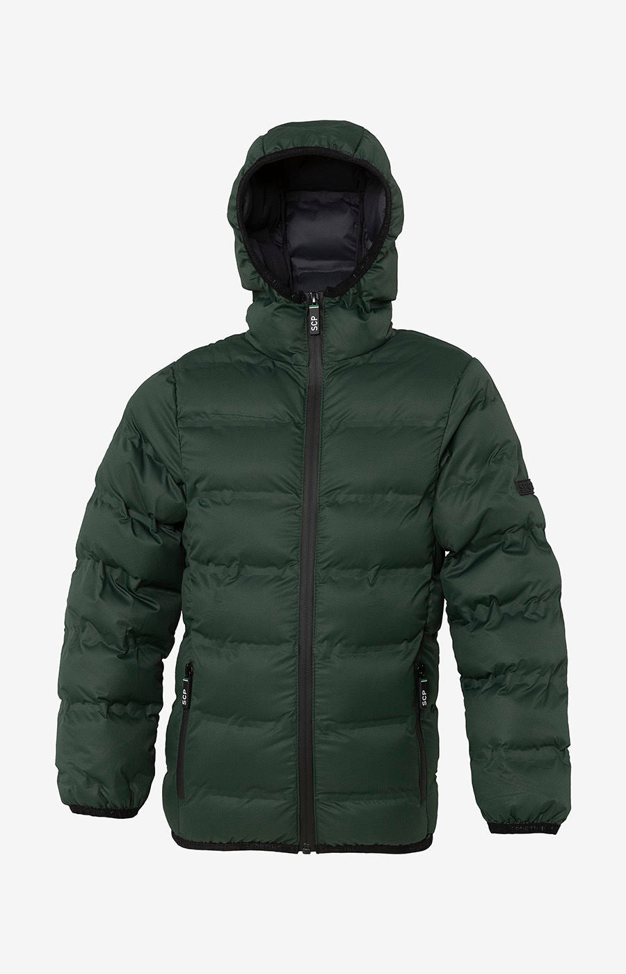 SPORTING DARK GREEN 3/4-SLEEVE WINTER COAT, SIZE MNO 2425-MP16903EC