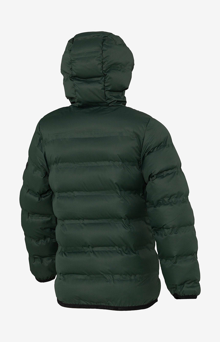 SPORTING DARK GREEN 3/4-SLEEVE WINTER COAT, SIZE MNO 2425-MP16903EC