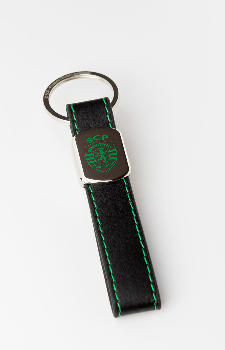 Llavero de PU con logotipo verde SCP L2425-4305PT-M2PC109/S