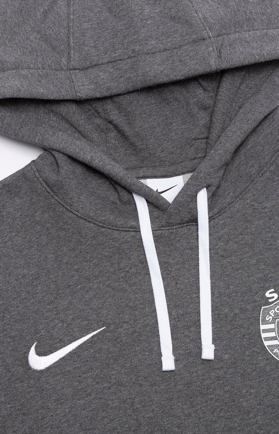 Sweat à capuche en coton gris EMB MON CR T-shirts (CW6896-071)