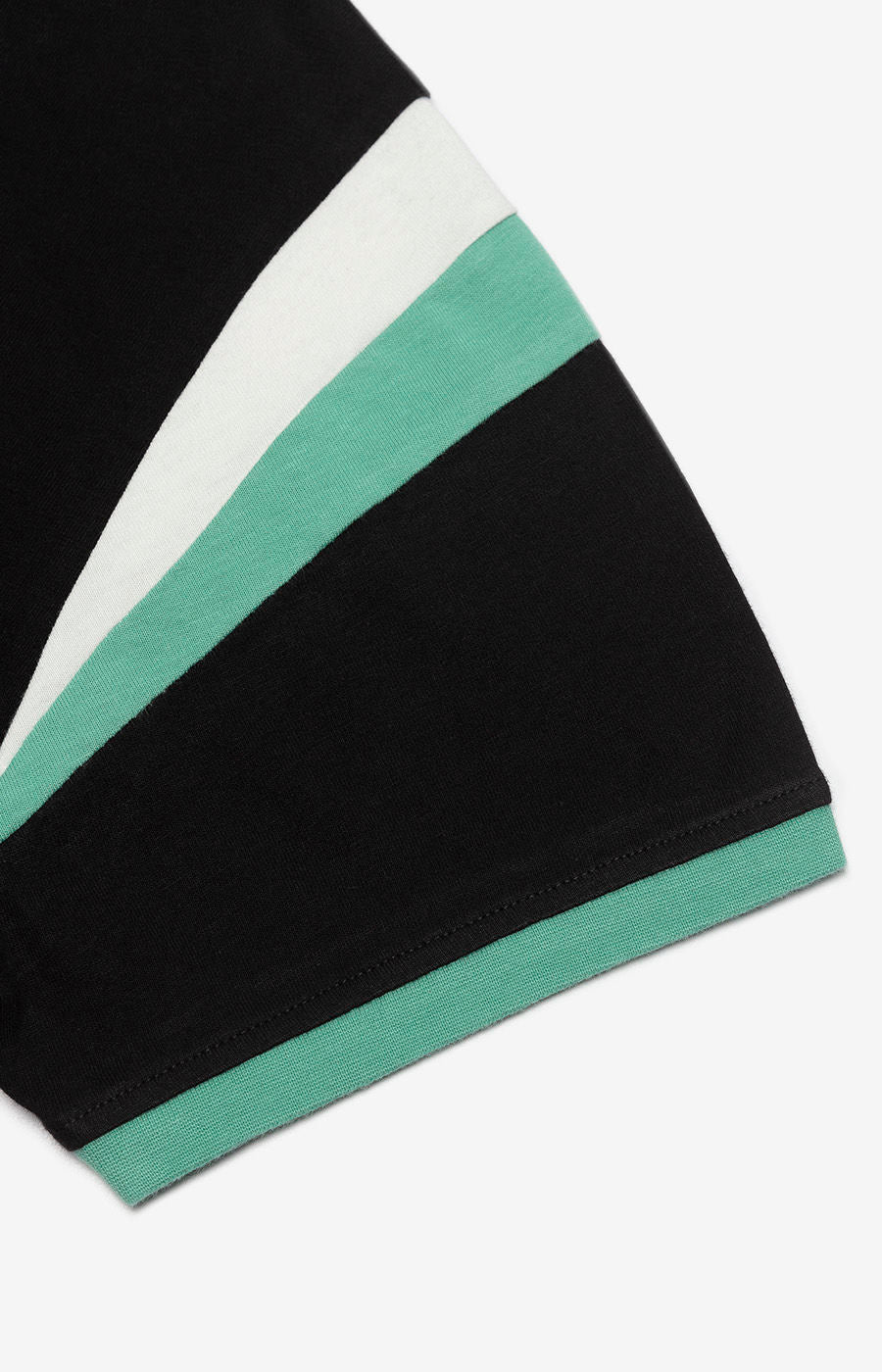 T-SHIRT RÉTRO À MANCHES COURTES NOIR XS-H 2425-MP11289PT