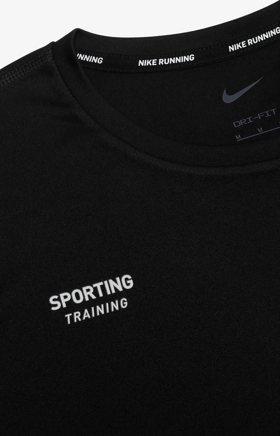 CAMISETA NEGRA DEPORTIVA PARA MUJER TALLA XS (AJ8121-010)