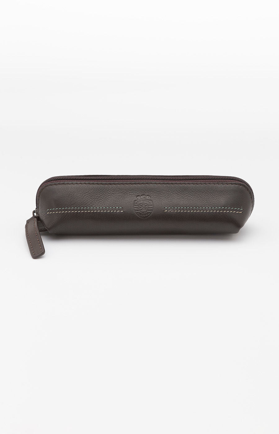 GREEN AND BROWN PEN CASE 20X5.5X5.5CM SCP 2425-L18777PT-3270-02