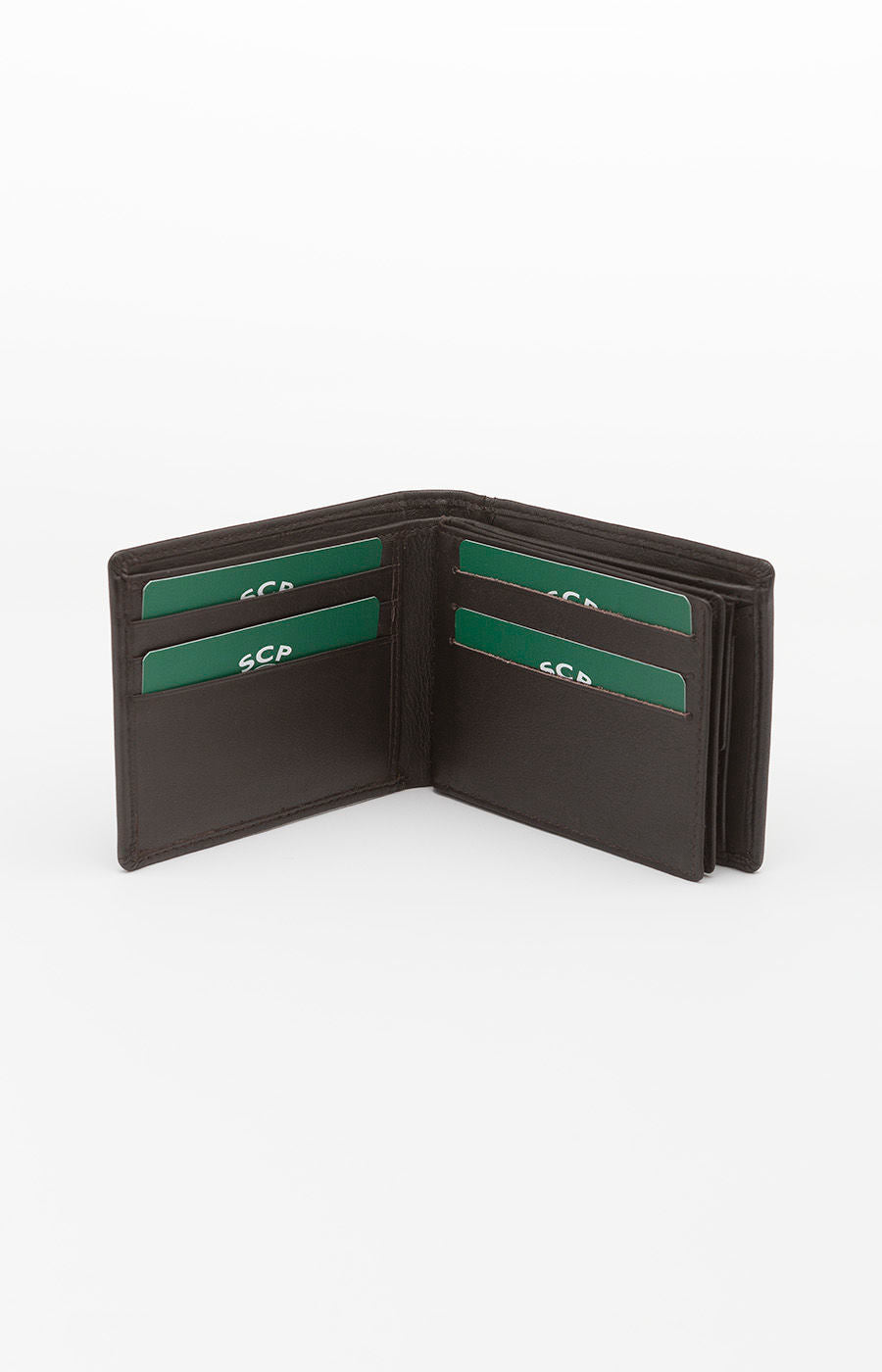 Cartera marrón de la línea Verde Abas