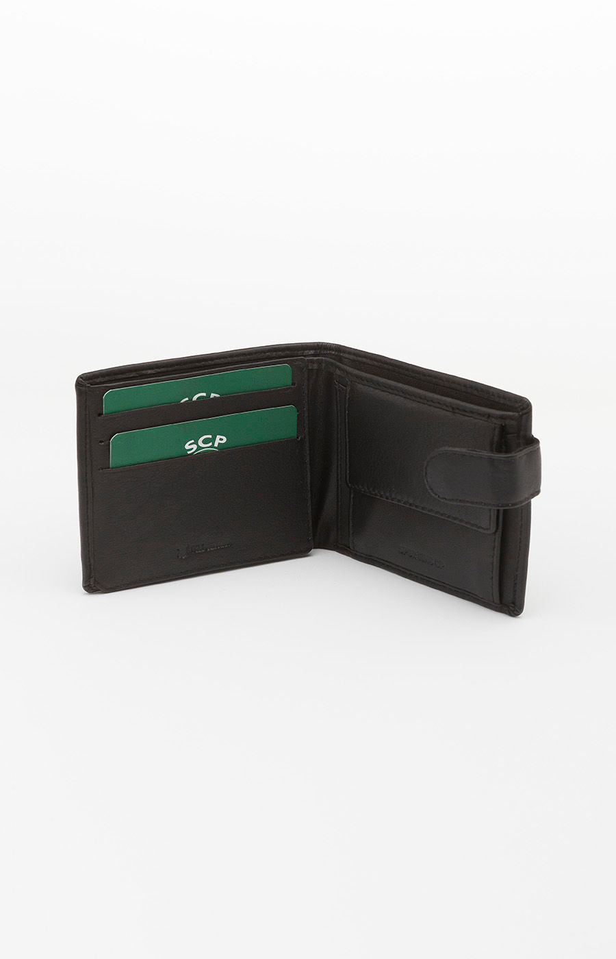 CARTEIRA LINHA VERDE COM PRESILHA PRETA 12X9CM SCP 2425-L18777PT-3280-01