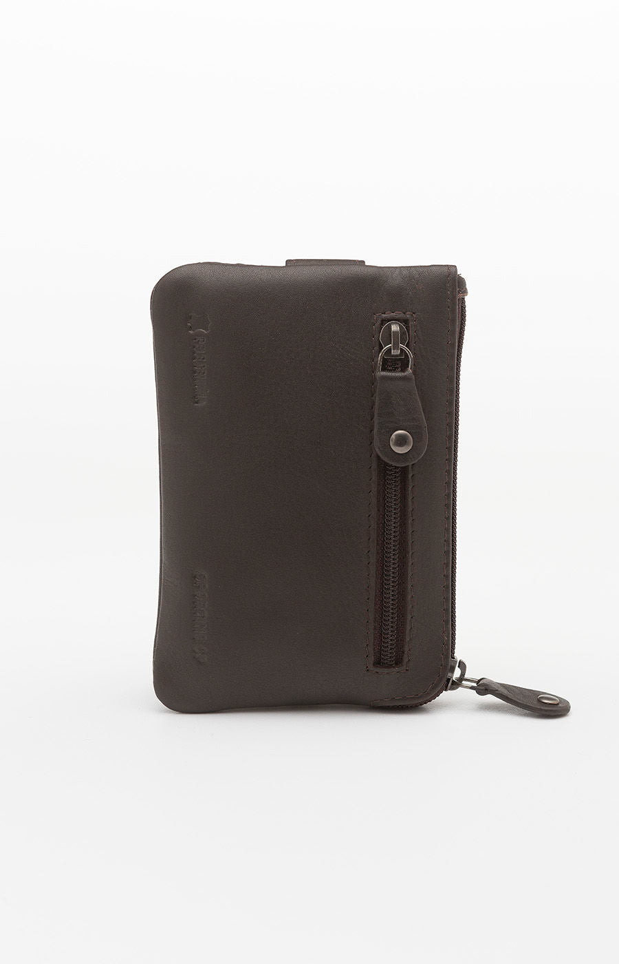 PORTE-MONNAIE/PORTE-CLÉS GAMME MARRON 12 X 7,5 CM SCP 2425-L18777PT-3288-02