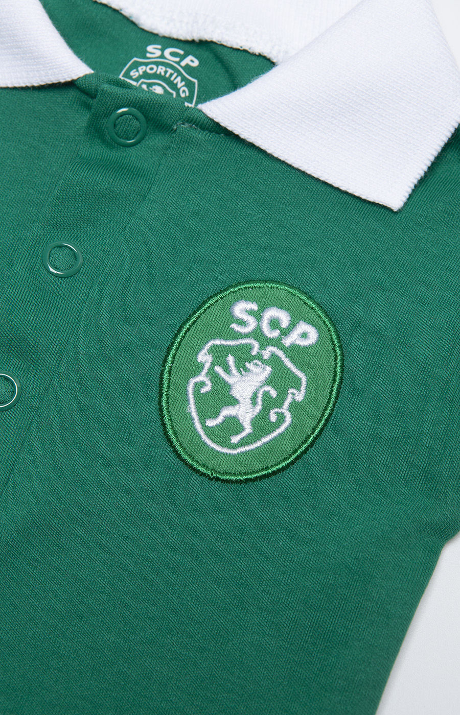 POLO MG CURTA VERDE LOGO RETRO 2223B-MP16657PT 0/3M